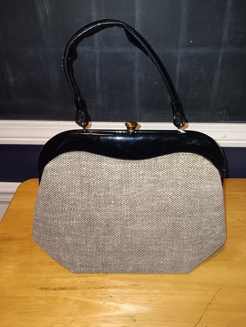 Soure Bag New York Vintage Canvas Top Handle Bag
